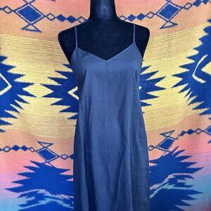 NWT The RealReal Black Sheer Midi Dress. Adjustable Straps. Boho. Whimsygoth. XS